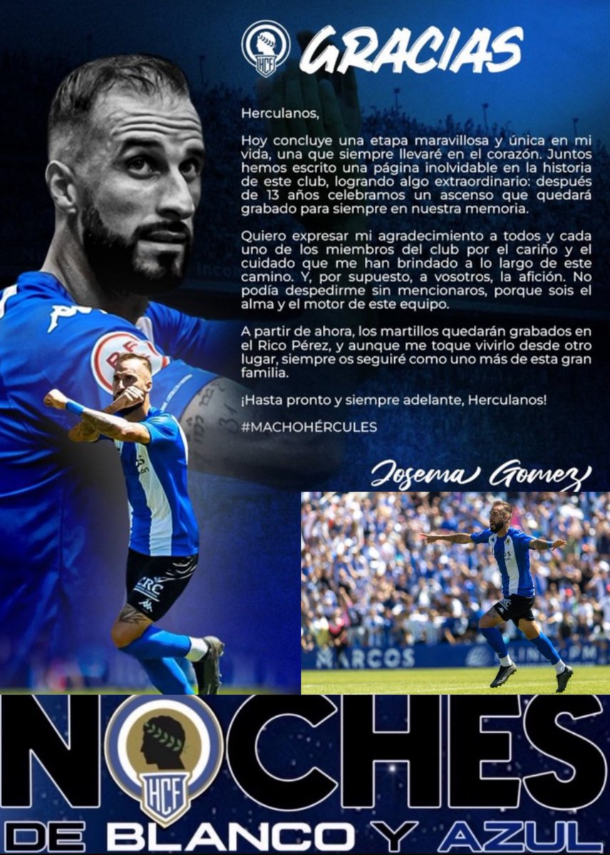 ⚽️<a href="/JosemaGM5/">José Manuel Gómez</a>  en <a href="/NochesdeByA/">🤍💙🤍NOCHES DE BLANCO Y AZUL 🤍💙🤍</a> 

⌚️Esta noche a las 22h