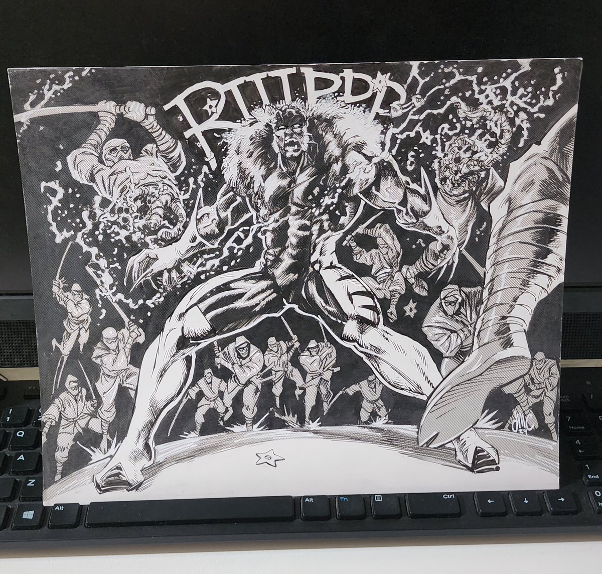 Sabretooth Vs Ninjas. 

Art by: Jason Crager <a href="/vondurabo/">J.Crager ☆</a>