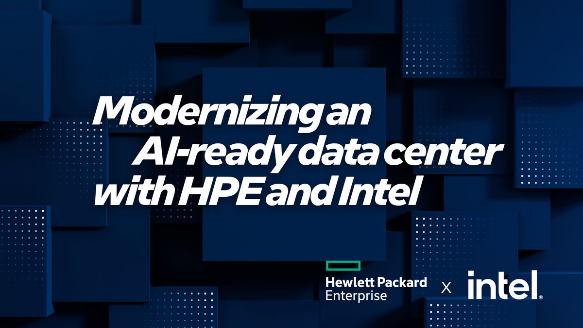 IntelBusiness's tweet image. Missed our live interview during #HPEDiscover?
Intel’s @rsinghal1 and HPE’s @ohn Carter discuss how the latest HPE ProLiant Gen12 servers powered by #IntelXeon 6 processors are transforming the future of AI-ready data centers. Watch now and unlock insights for your enterprise:…