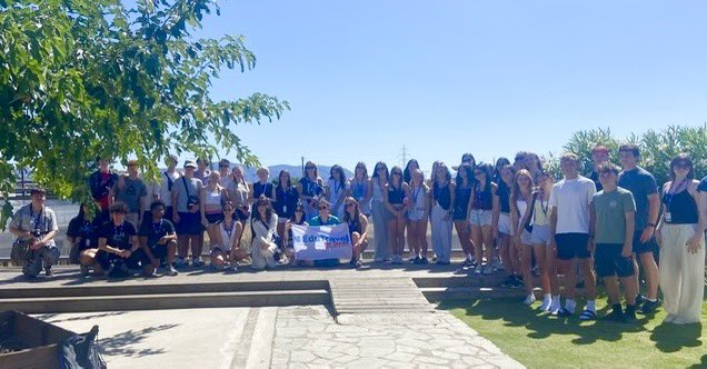 Our students have officially arrived in Greece &amp; are ready to begin an unforgettable adventure! From exploring the charming streets of Kalamata to soaking up island life in Kefalonia, every stop is filled with sea, sun, history, and stunning views. Let the magic of Greece begin!