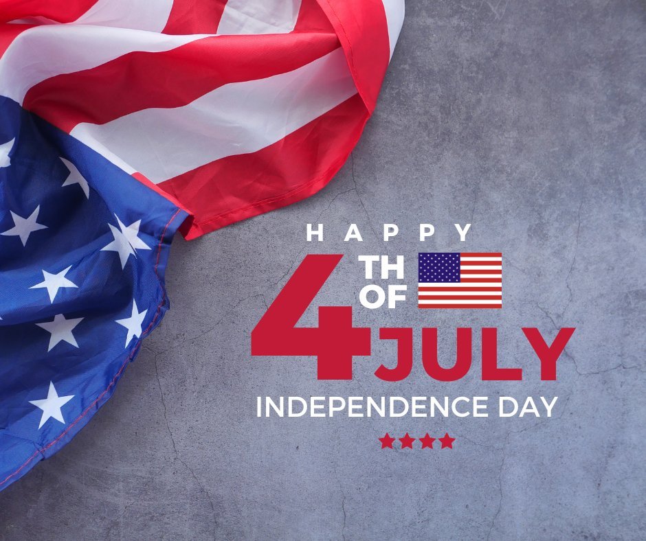 Happy 4th of July, everyone. Have a safe holiday. 

Reminder: Campus is closed today, July 4th. We will re-open on Monday for normal business hours. #ImWithIvy #Happy4thofJuly #independenceday25