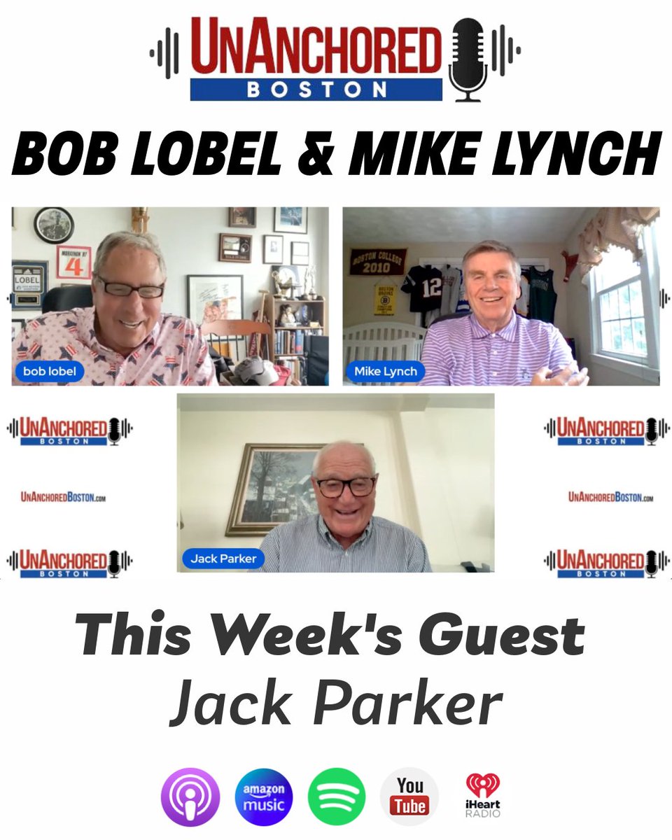 Jack Parker is this week’s guest on UnAnchored Boston with Bob Lobel and Mike Lynch! Parker shares unforgettable stories, career-defining moments, and the mindset that shaped one of college hockey’s most iconic programs!

Watch or listen now with links at UnAnchoredBoston.com