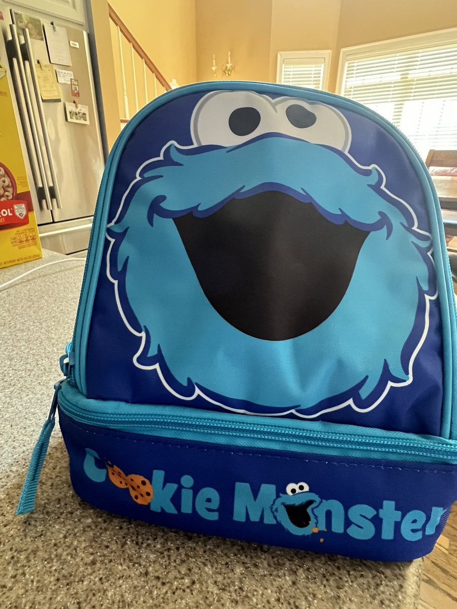 Look what arrived today! You’re never too old to enjoy a Cookie Monster lunchbox. <a href="/sesamestreet/">Sesame Street</a>