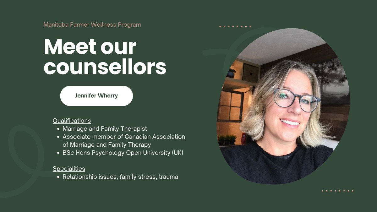 Feeling overwhelmed? Jennifer Wherry, counsellor with the Manitoba Farmer Wellness Program, shares a simple yet powerful strategies to help you cope.

 "Deep breathing is a great way to calm your nervous system. Visualizing a peaceful memory can offer a brief reprieve. It’s also