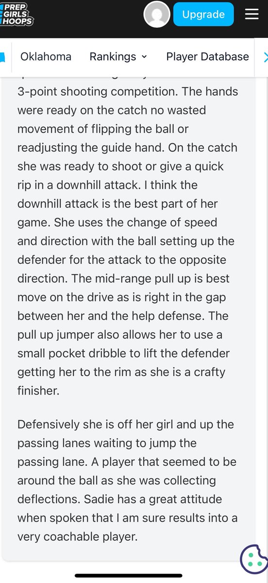 Sadie Alberty (@bball_sadie) on Twitter photo Thank you so much Coach Vick <a href="/coachjvick1/">Coachjvick (new)</a> <a href="/abovelinehoops/">Abovethelinehoops</a> and <a href="/PGHOklahoma/">Prep Girls Hoops Oklahoma</a> for the write up and very kind words! I can’t wait to keep working hard this summer! 🏀
<a href="/coachfroese/">Seth Froese</a> <a href="/MissDST1913/">Coach Brie Wright</a> <a href="/ok_royallegacy/">Oklahoma Royal Legacy Basketball Club</a> <a href="/Rejoice_Eagles/">Rejoice Athletics</a> <a href="/lexdesir/">Lex Desir</a> Thank you so much Coach Vick <a href="/coachjvick1/">Coachjvick (new)</a> <a href="/abovelinehoops/">Abovethelinehoops</a> and <a href="/PGHOklahoma/">Prep Girls Hoops Oklahoma</a> for the write up and very kind words! I can’t wait to keep working hard this summer! 🏀
<a href="/coachfroese/">Seth Froese</a> <a href="/MissDST1913/">Coach Brie Wright</a> <a href="/ok_royallegacy/">Oklahoma Royal Legacy Basketball Club</a> <a href="/Rejoice_Eagles/">Rejoice Athletics</a> <a href="/lexdesir/">Lex Desir</a>