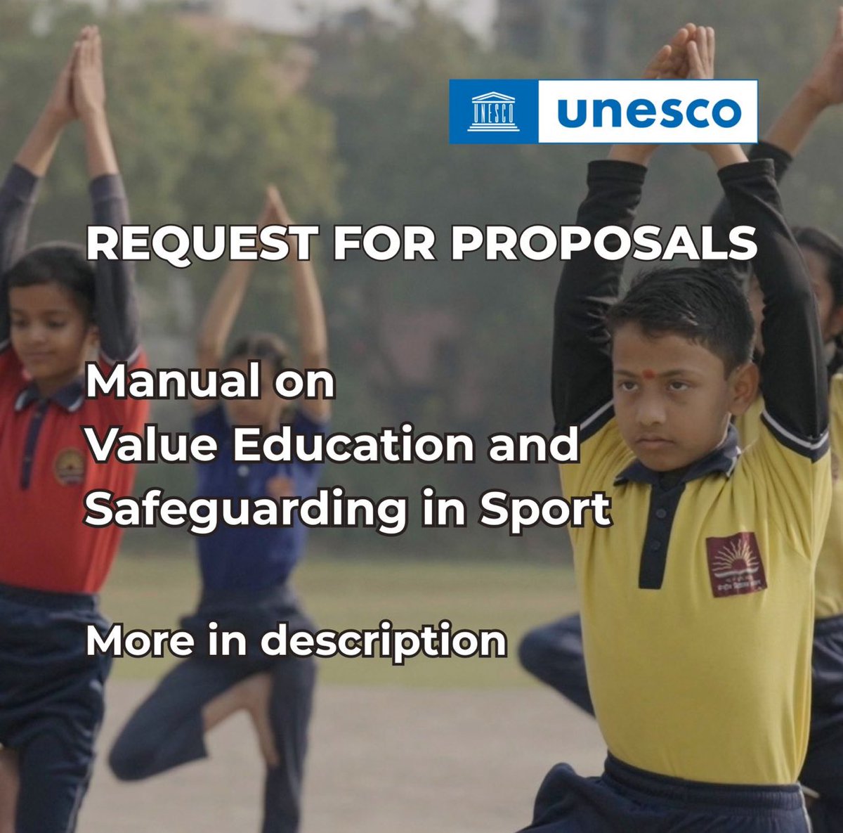 World_Chamber's tweet image. UNESCO invites applications for developing a Manual on Value Education &amp;amp; Safeguarding in Sport🏅📘

🗓 Deadline: 20 July 2025
📧 Full RFP details available: lnkd.in/gqVyGRKD