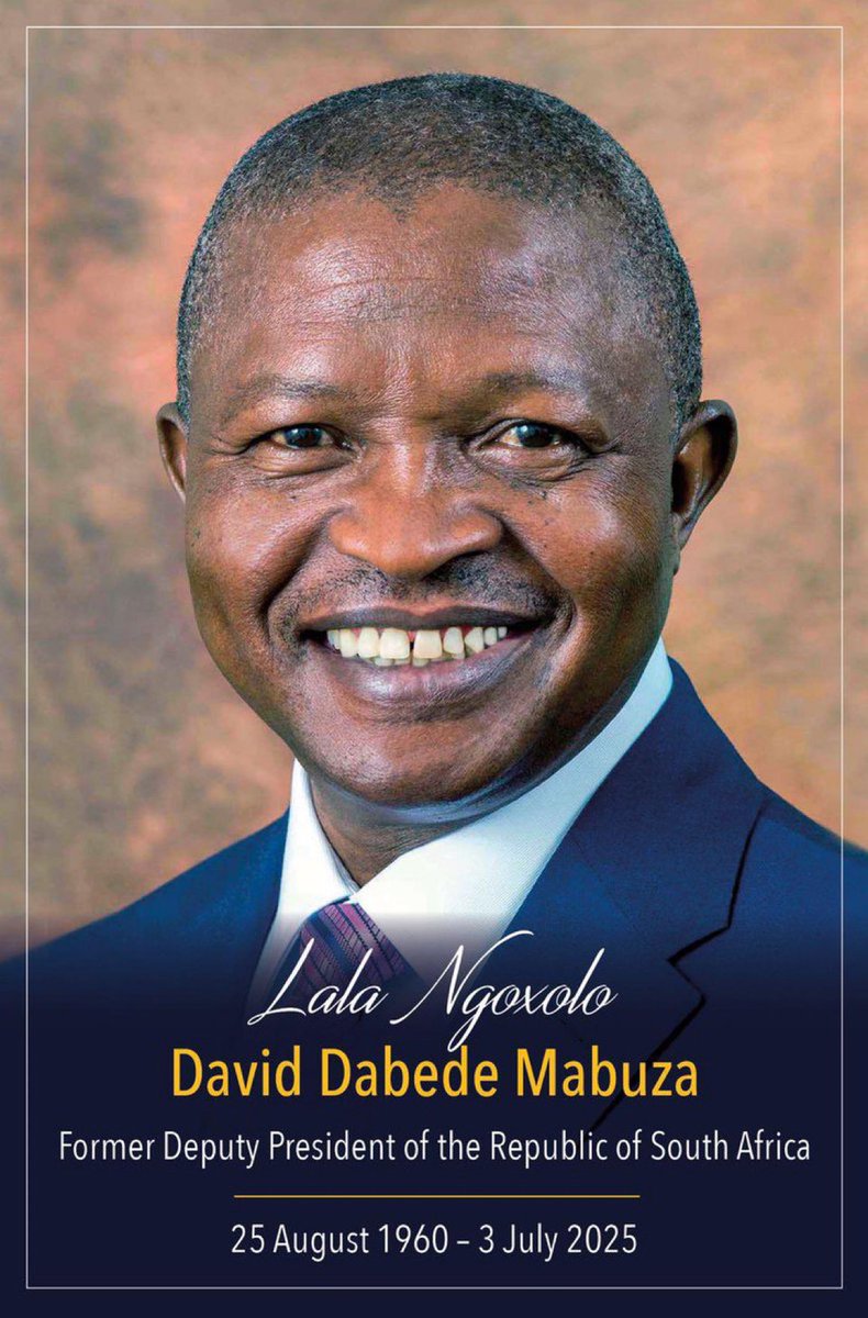 Lalangocolo Mshengu- Shabalala , DD Mabuza, a congressman to the end, a teacher and a community builder. You’ll forever be remembered for your loyalty and love of the ANC and for putting your skills to the service of the people of South Africa.  Special condolences  to the people
