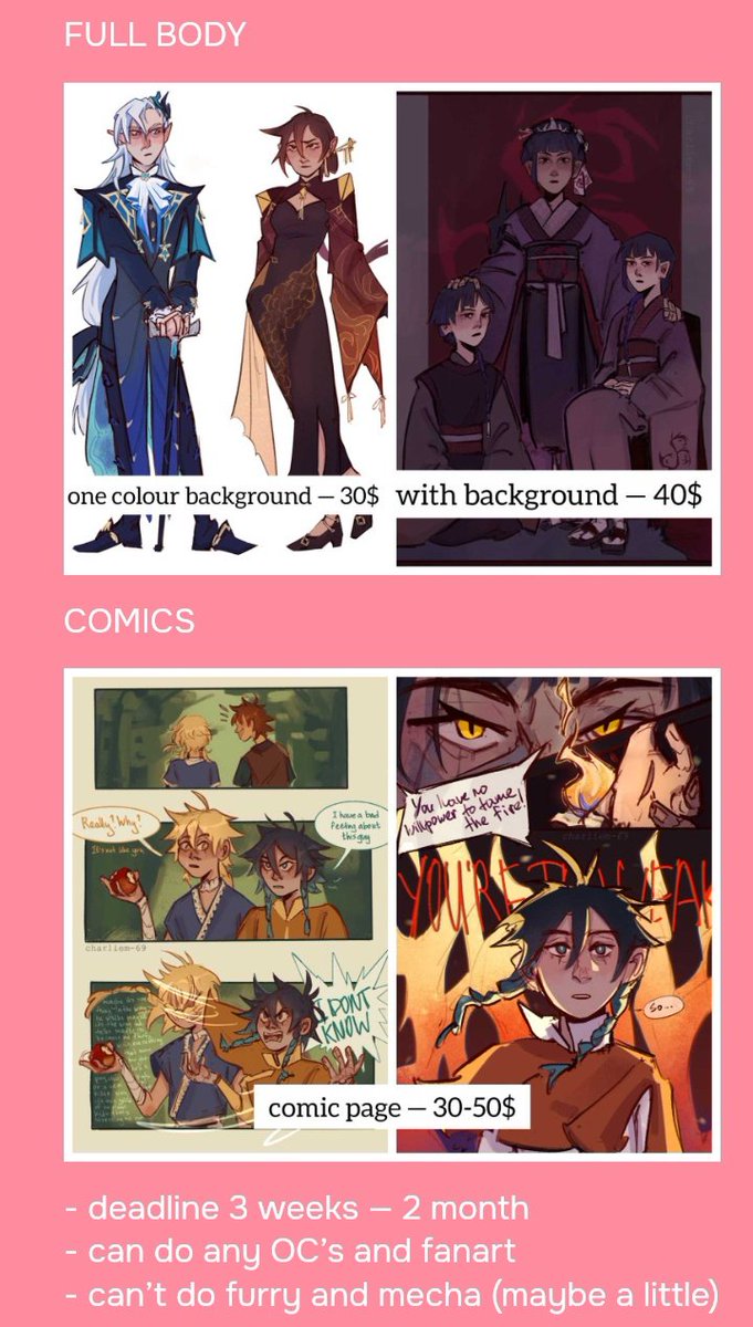 charliem_69's tweet image. hi! I lost my job, so I'm kinda poor right now
my commission are open so it was nice if you #rt this tweet or something 👉👈
my comms contact: charliem.artist@gmail.com