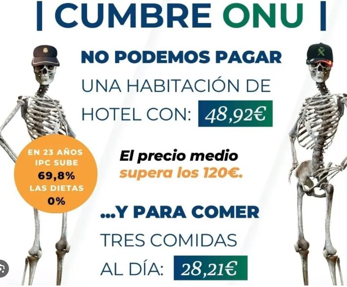 Héctor Garay (@hctorgaray16) on Twitter photo <a href="/sanchezcastejon/">Pedro Sánchez</a> <a href="/mjmonteroc/">María Jesús Montero</a> <a href="/desdelamoncloa/">La Moncloa</a> <a href="/ONU_es/">Naciones Unidas</a> Gracias presidente, pero lo que mas ha brillado ha sido las dietas y alojamiento de los cuerpos de seguridad del estado, brillante, algo que seguro nunca olvidarán ni olvidaremos, un saludo. <a href="/sanchezcastejon/">Pedro Sánchez</a> <a href="/mjmonteroc/">María Jesús Montero</a> <a href="/desdelamoncloa/">La Moncloa</a> <a href="/ONU_es/">Naciones Unidas</a> Gracias presidente, pero lo que mas ha brillado ha sido las dietas y alojamiento de los cuerpos de seguridad del estado, brillante, algo que seguro nunca olvidarán ni olvidaremos, un saludo.