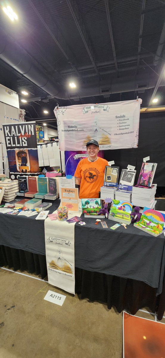 KatelynnLaird97's tweet photo. Fan Expo Denver 2025!
At the Denver Convention Center. 
Come find me just to the left of Exhibit Hall B entrance, under column B-42. Table A2115. https://t.co/ydPLfmYCRT
