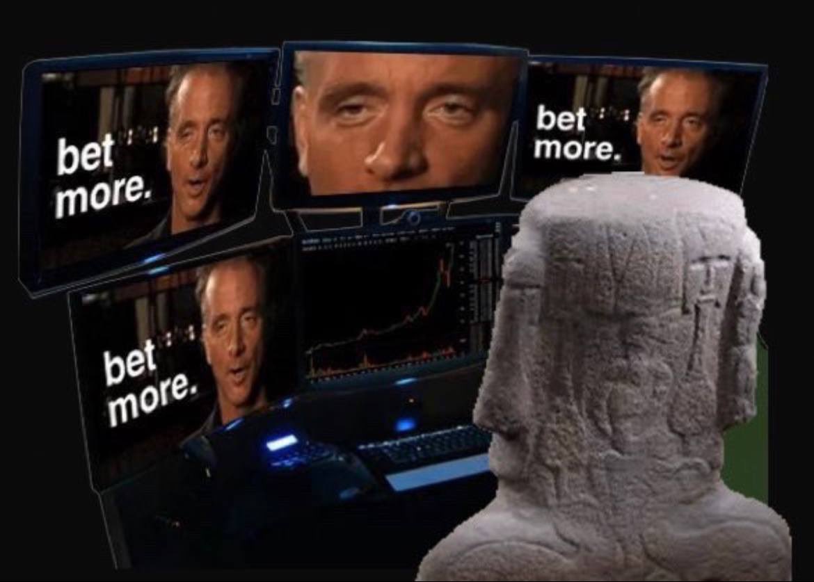 bet more.

before you know it, you’ll have missed an opportunity of a lifetime.

🚬🗿