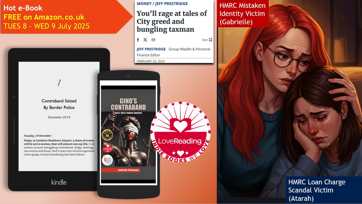 🔥🔥🔥BASED ON A TRUE STORY: Two friends, hounded and harassed for years by HMRC for £132k and £200+k respectively.  One a victim of mistaken identity, the other a victim of mis-selling and retrospective legislation. Both treated as presumed guilty, undermining their human