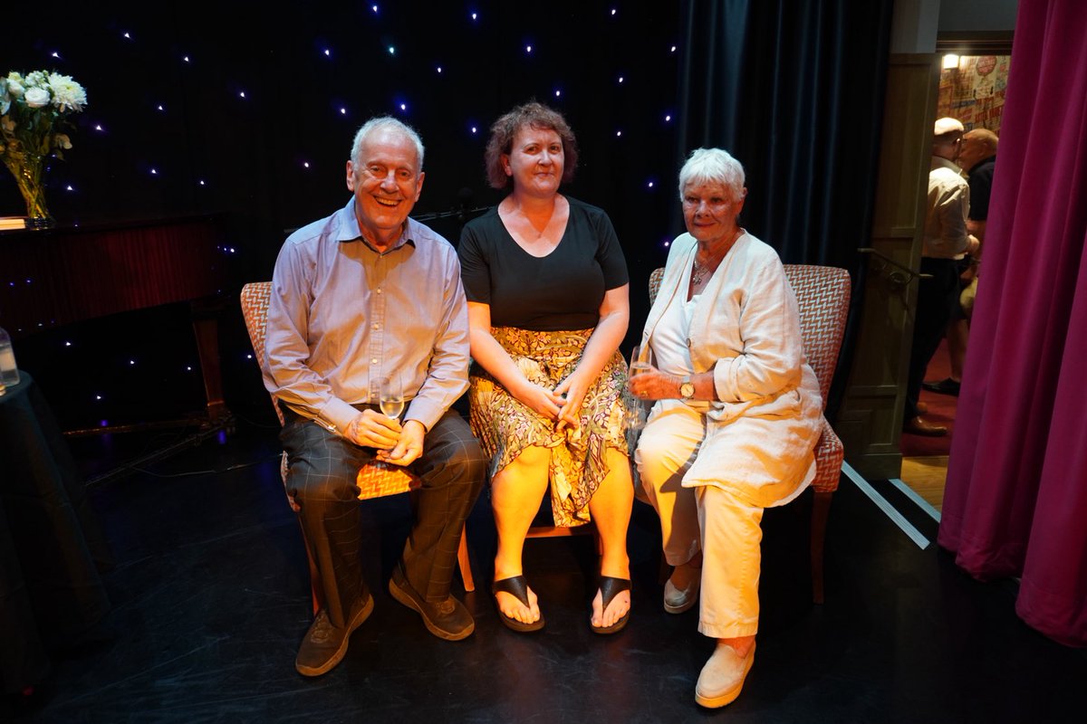 Vanessa Heron (@vanessaheron) on Twitter photo Just got this fabulous picture from Tuesday’s event at the CAA. A wonderful afternoon with Gyles Brandreth interviewing Dame Judi Dench. A very happy day in the Club. Thank you <a href="/GylesB1/">Gyles Brandreth</a> Just got this fabulous picture from Tuesday’s event at the CAA. A wonderful afternoon with Gyles Brandreth interviewing Dame Judi Dench. A very happy day in the Club. Thank you <a href="/GylesB1/">Gyles Brandreth</a>