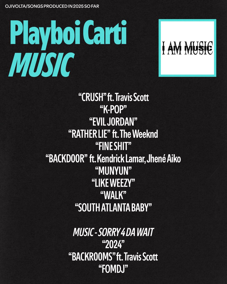 RapCaviar's tweet image. Behind the hits. Ahead of the curve 🔥
@ojivolta stays shaping what’s next, producing for @theweeknd, @playboicarti, @FKAtwigs, and more. What’s their hardest production credit?