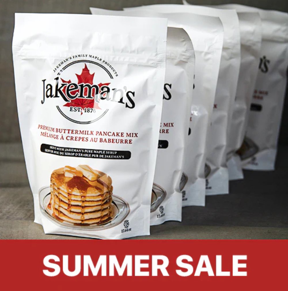 🌞 6-Pack of Jakeman's Premium Buttermilk Pancake Mix for $27 – stock up for summer adventures!

Long summer days call for easy, delicious meals the whole family will love. Jakeman’s Premium Buttermilk Pancake Mix is your go-to summer essential, perfect for camping mornings,
