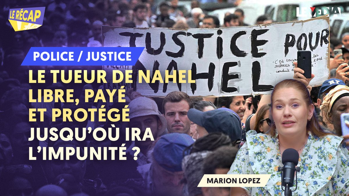 Le Média (@lemediatv) on Twitter photo LE TUEUR DE NAHEL LIBRE, PAYÉ ET PROTÉGÉ : JUSQU’OÙ IRA L’IMPUNITÉ ?
Le Récap du 3 juillet 2025 par <a href="/MarionLpz/">Marion Lpz ⚔️</a> !
➡️lemediatv.fr/emissions/2025… LE TUEUR DE NAHEL LIBRE, PAYÉ ET PROTÉGÉ : JUSQU’OÙ IRA L’IMPUNITÉ ?
Le Récap du 3 juillet 2025 par <a href="/MarionLpz/">Marion Lpz ⚔️</a> !
➡️lemediatv.fr/emissions/2025…