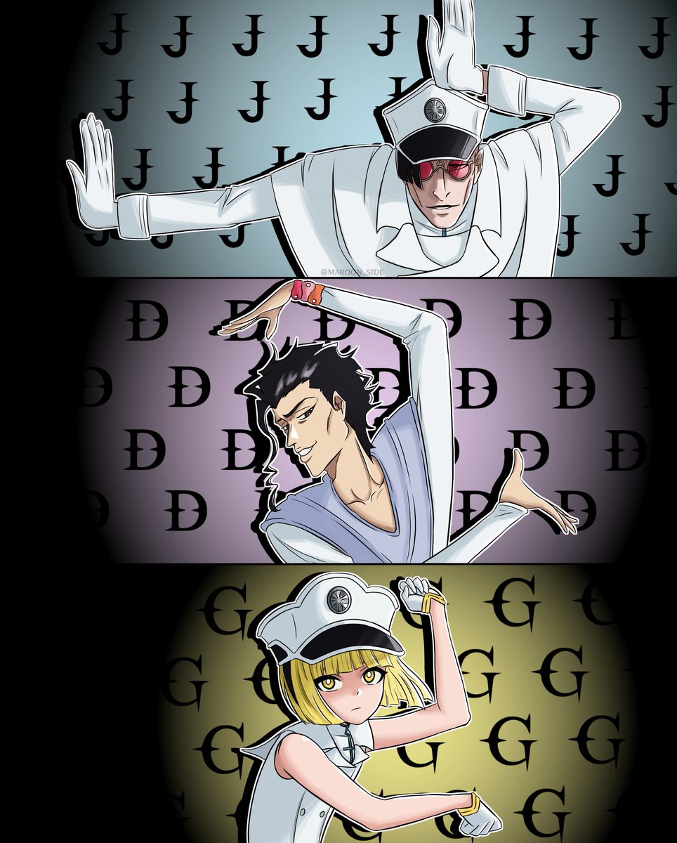 Maroon_Side's tweet photo. Keep Your Hands Off Wandenreich! 😁

So, yeah, reference to the "Keep Your Hands Off Eizouken!" with my favorite trio of Sternritters! 

Check art on Pixiv: https://t.co/zyOc6wzxDr

#fanart #BLEACH #Quilge #Askin #Liltotto https://t.co/Gp7ojbHuO9