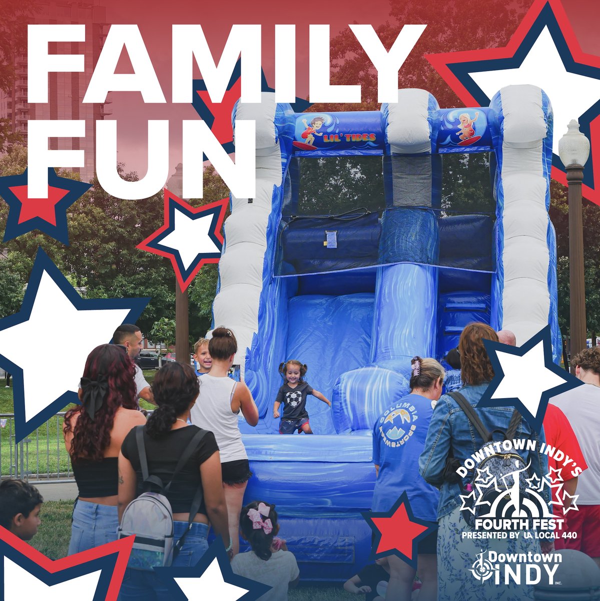 Downtown Indy, Inc. (@indydt) on Twitter photo See you TOMORROW at Downtown Indy's Fourth Fest presented by <a href="/UALOCAL440/">Plumbers and Steamfitters Local 440</a> ๐
The Fourth Fest Kids Zone ensures family-friendly entertainment including inflatables, a climbing wall and more! ๐
Learn more: bit.ly/3XxkgeS See you TOMORROW at Downtown Indy's Fourth Fest presented by <a href="/UALOCAL440/">Plumbers and Steamfitters Local 440</a> ๐
The Fourth Fest Kids Zone ensures family-friendly entertainment including inflatables, a climbing wall and more! ๐
Learn more: bit.ly/3XxkgeS