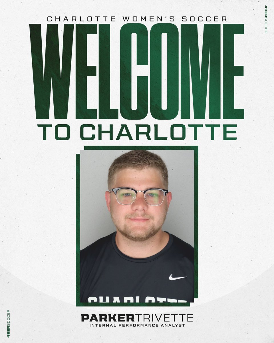 CharlotteWSoc's tweet image. Please welcome Parker Trivette to our team as an Internal Performance Analyst!
#GoldStandardโ๏ธ