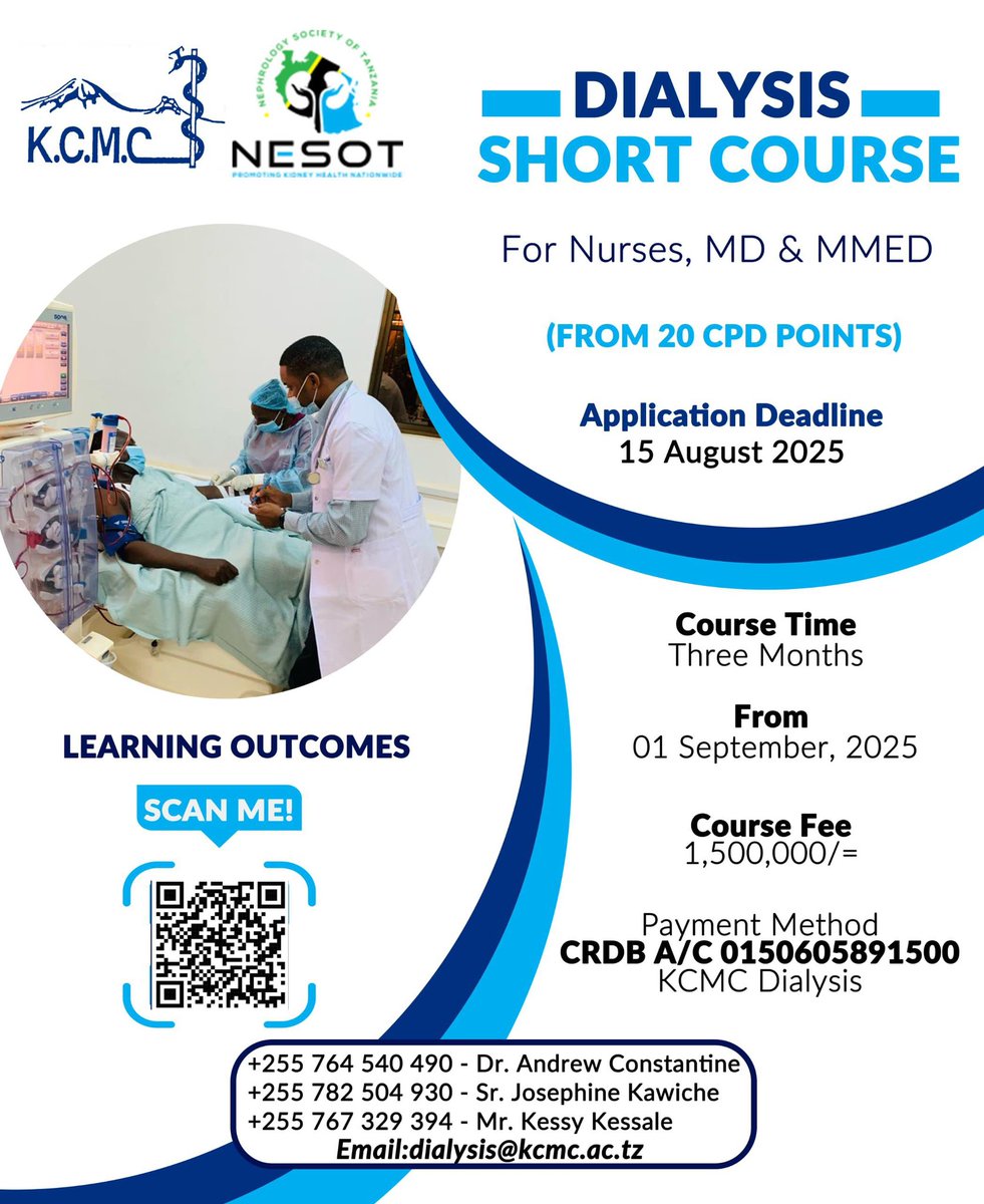 💥 DIALYSIS SHORT COURSE 💥