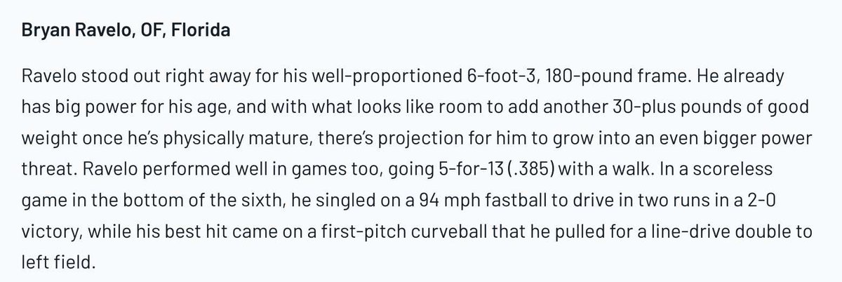 Thank you <a href="/BenBadler/">Ben Badler</a> <a href="/BaseballAmerica/">Baseball America</a> 

Thank you God 🙏🏼