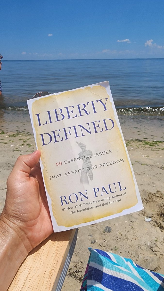 ChrisPalombi's tweet image. Beachside with Liberty Defined by @RonPaul. Nothing fuels the spirit of Independence Day like a bold refresher on our liberties.