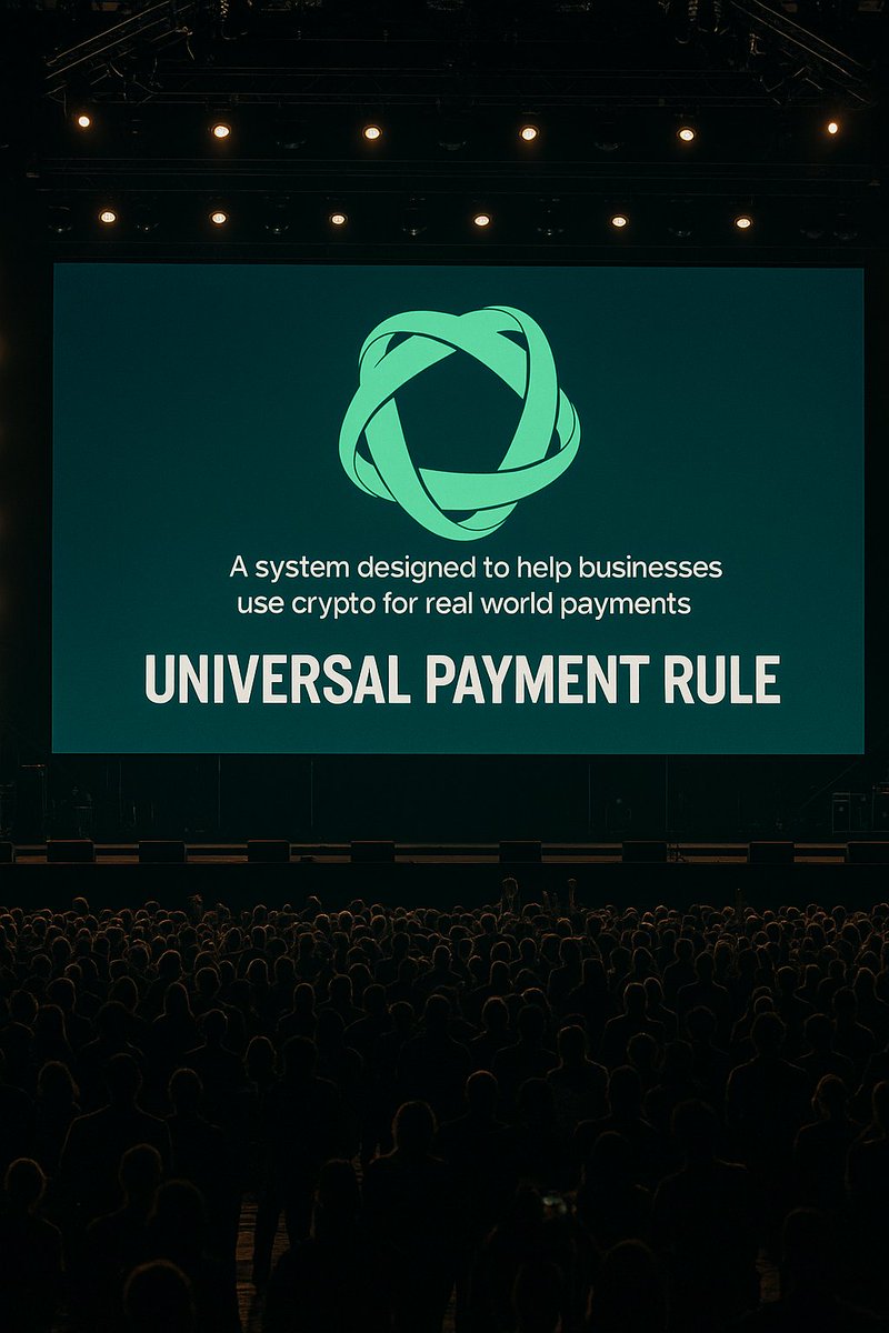 GODLY_GODSPLAN's tweet image. 🔊 AEON takes the stage!
A revolutionary moment as the UNIVERSAL PAYMENT RULE lights up the big screen 
A system designed to help businesses use crypto for real-world payments. @AEON_Community
#AEON #CryptoPayments #Web3Adoption #FutureOfFinance