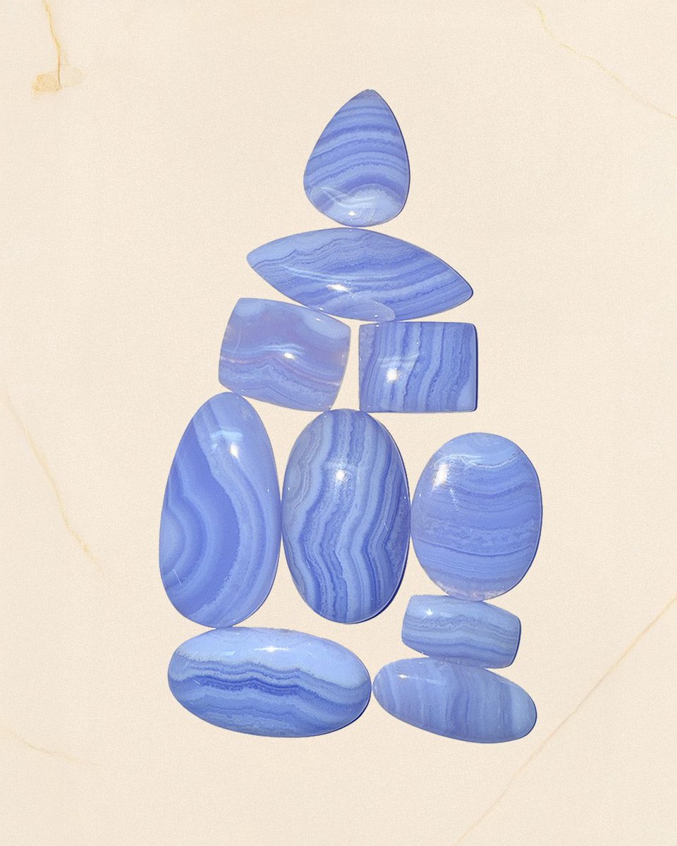 gemsrocksminer2's tweet photo. Clear mind, sharp focus. 💙 Blue Lace Agate calms chaos, boosts clarity, &amp; guides wise choices. #BlueLaceAgate #CrystalHealing #MindClarity #HealingCrystals #CrystalVibes https://t.co/jp4gRKDliw