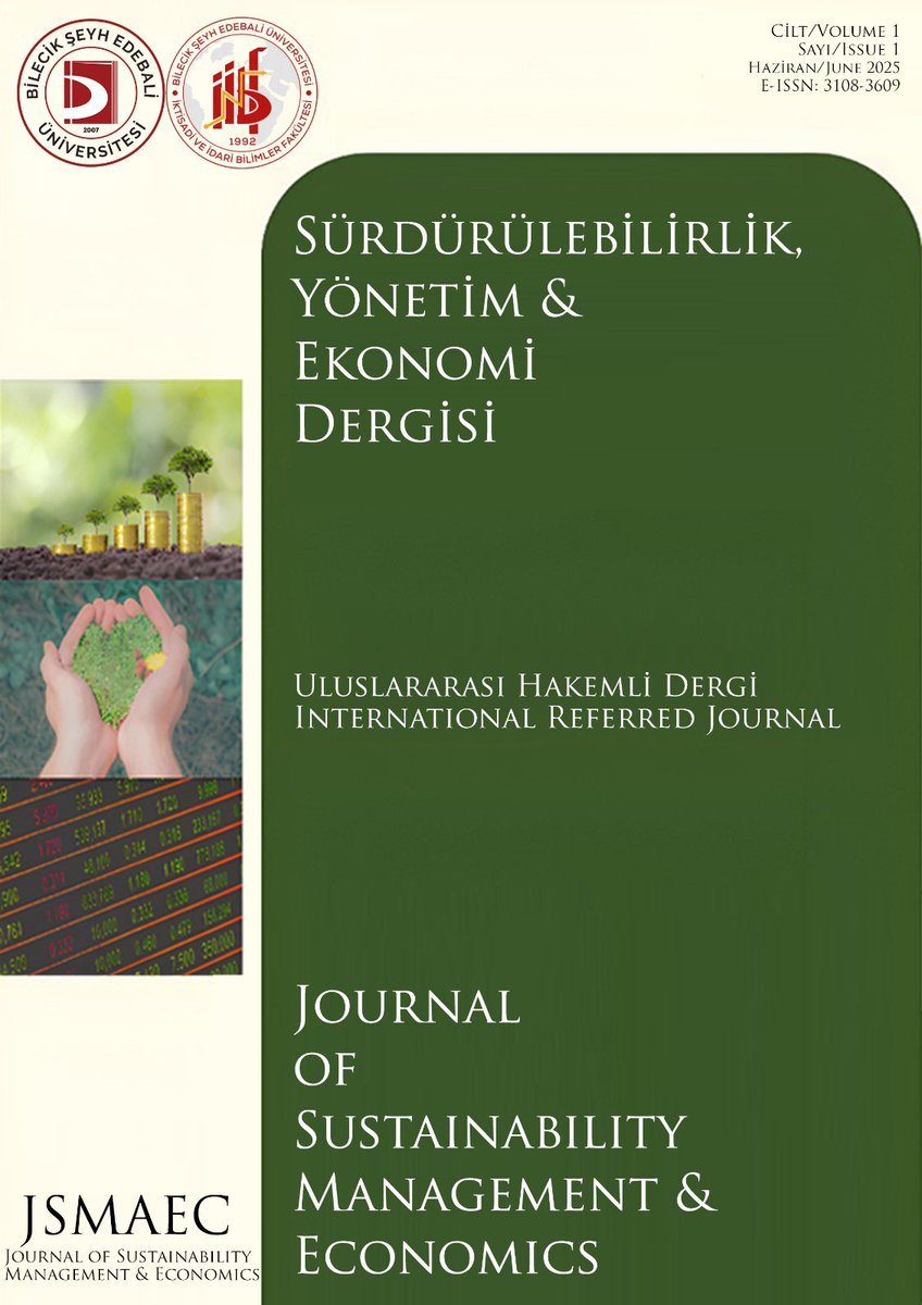 📢 Yeni akademik dergimiz yayında!
Sürdürülebilirlik, Yönetim &amp; Ekonomi Dergisi (JSMaEc), yılda 2 sayı yayımlanan, uluslararası hakemli ve açık erişimli bir bilimsel dergidir.
🔗 dergipark.org.tr/tr/pub/jsmaec
#BŞEÜ #AkademikDergi #Sürdürülebilirlik