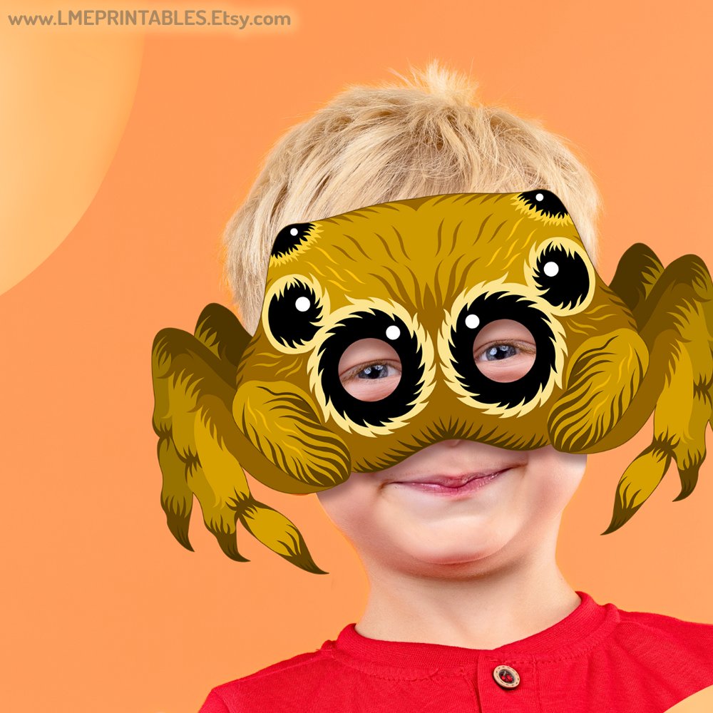lmeprintables's tweet photo. Tarantula Spider Mask Printable Carnival Halloween Jumping Bug Animal DIY Costume Adult Kid Birthday Party Favor Game Photo Booth Masquerade https://t.co/kcskPmzg4c via @Etsy #tarantulamask #spidermask #spidercostume #bugmasks #criterspartymasks #lastminutecostumes #diypartyfavor https://t.co/jUqFyMgSG7