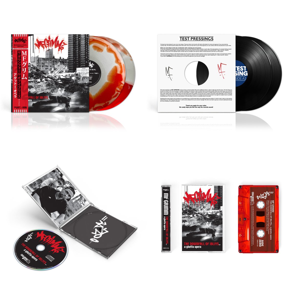 mfgrimmofficial's tweet photo. THE DOWNFALL OF IBLIYS: A GHETTO OPERA, set to drop NEXT FRIDAY, JULY 11 at 8AM PST / 11AM EST, I’m pleased to share everything we’ve got lined up for the launch at https://t.co/env4Adt6AB #mfgrimm https://t.co/MrLRDuKKej