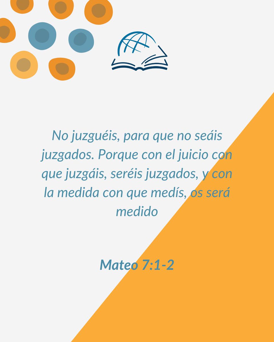 atravesdlbiblia's tweet image. “No juzgues, para que no seas juzgado” (Mateo 7:1-5). No podemos ver los motivos, solo los frutos. Antes de criticar a otros, revisa tu propio corazón.

Acompáñanos en el estudio de hoy, en Mateo 7.1-20 bit.ly/ATB03JUL2025
#Reflexión #Mateo7 #VidaCristiana