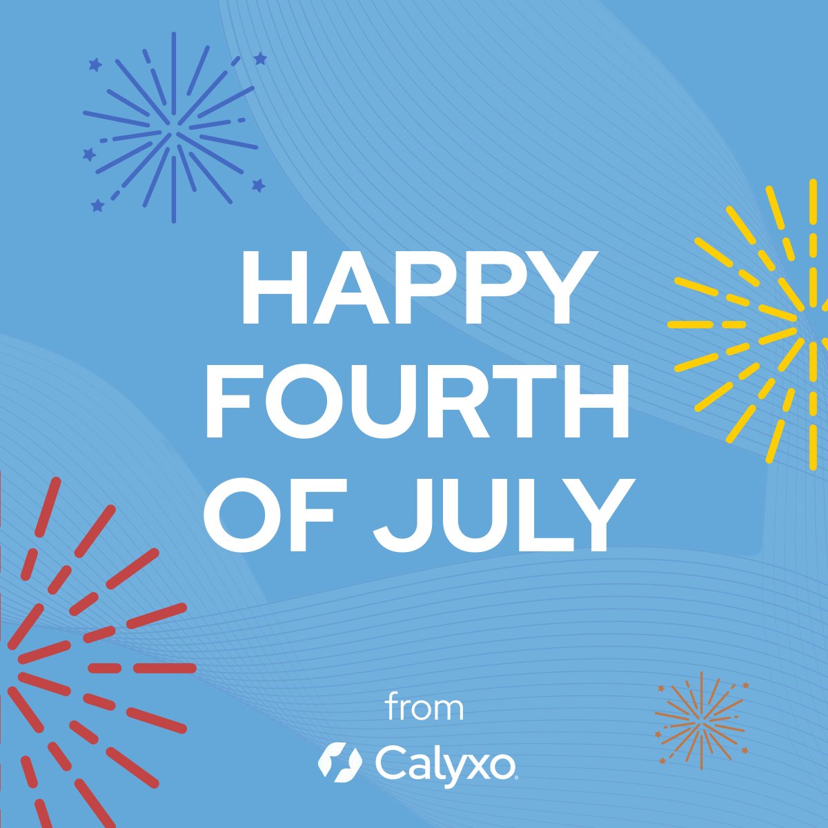 🎆Happy Fourth of July from all of us here at #Calyxo. Wishing you and your community a safe and sparkling Independence Day!

#FourthOfJuly #NoStoneLeftBehind