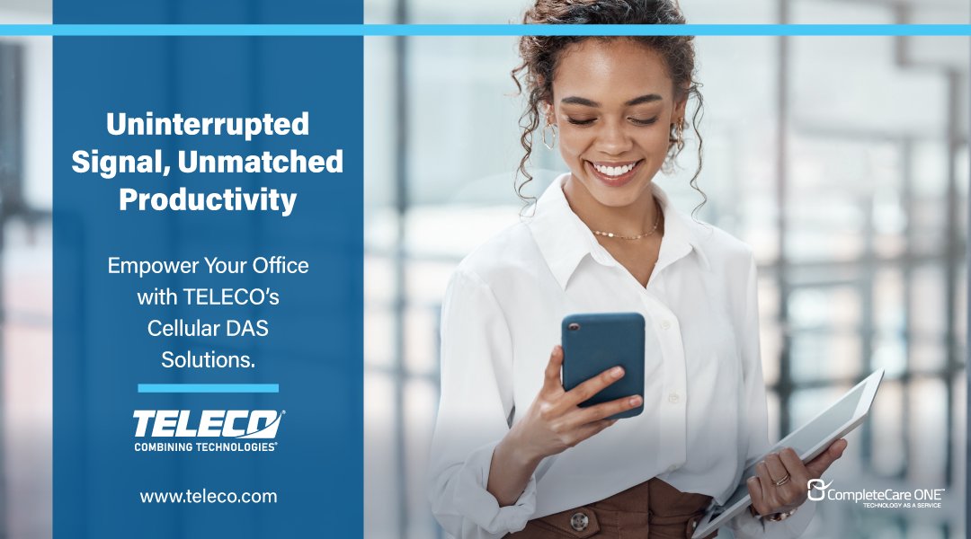 TelecoSupport's tweet image. Say goodbye to dropped calls &amp;amp; dead zones. TELECO’s Cellular DAS delivers strong, reliable indoor coverage for voice &amp;amp; data—everywhere it counts. Boost productivity, safety &amp;amp; tenant satisfaction. 👉 bit.ly/4l42Phs  
#CellularDAS #SignalBooster #InBuildingWireless #TELECO