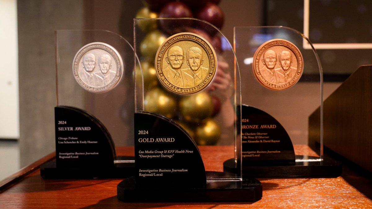 BizJournalism's tweet image. In 2024 we celebrated these B&S Award Regional/Local winners:
🥇“Overpayment Outrage”: @KFFHealthNews
🥈“Medical Misconduct”: @lschencker @emilyhoerner @chicagotribune
🥉“Hopes Foreclosed": @amesalex @theobserver
2025 ENTRIES ARE OPEN! Enter by July 31, 2025 to be considered