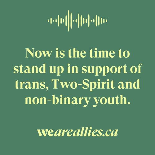 Ont_Ombudsman's tweet image. All youth deserve to feel respected for who they are. Learn more on how to be an ally to trans, Two-Spirit and non-binary youth in your life by exploring these stories developed by We Are Allies: ow.ly/MTNo50WgnOv