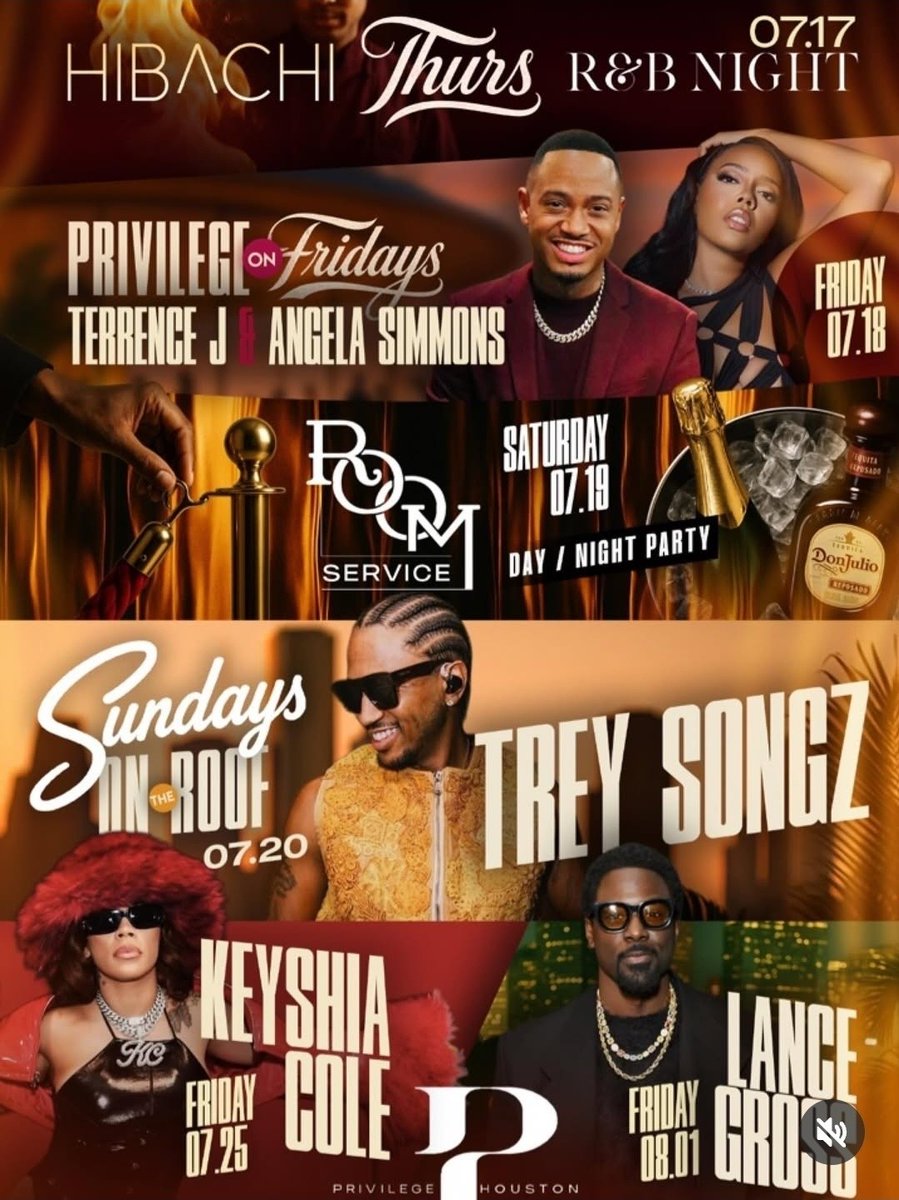 plewis_sr's tweet photo. PRIVILEGE HOUSTON 🔥 "Where, your Presence is our Pleasure."
The city’s most seductive rooftop experience is almost here. Elevated above the skyline, crafted for the bold, the grown, and  sophisticated.
💎 Where every night feels like a privilege.
🍸 25 &amp; up | Dress Code: Sexy https://t.co/JJe75pQPqw
