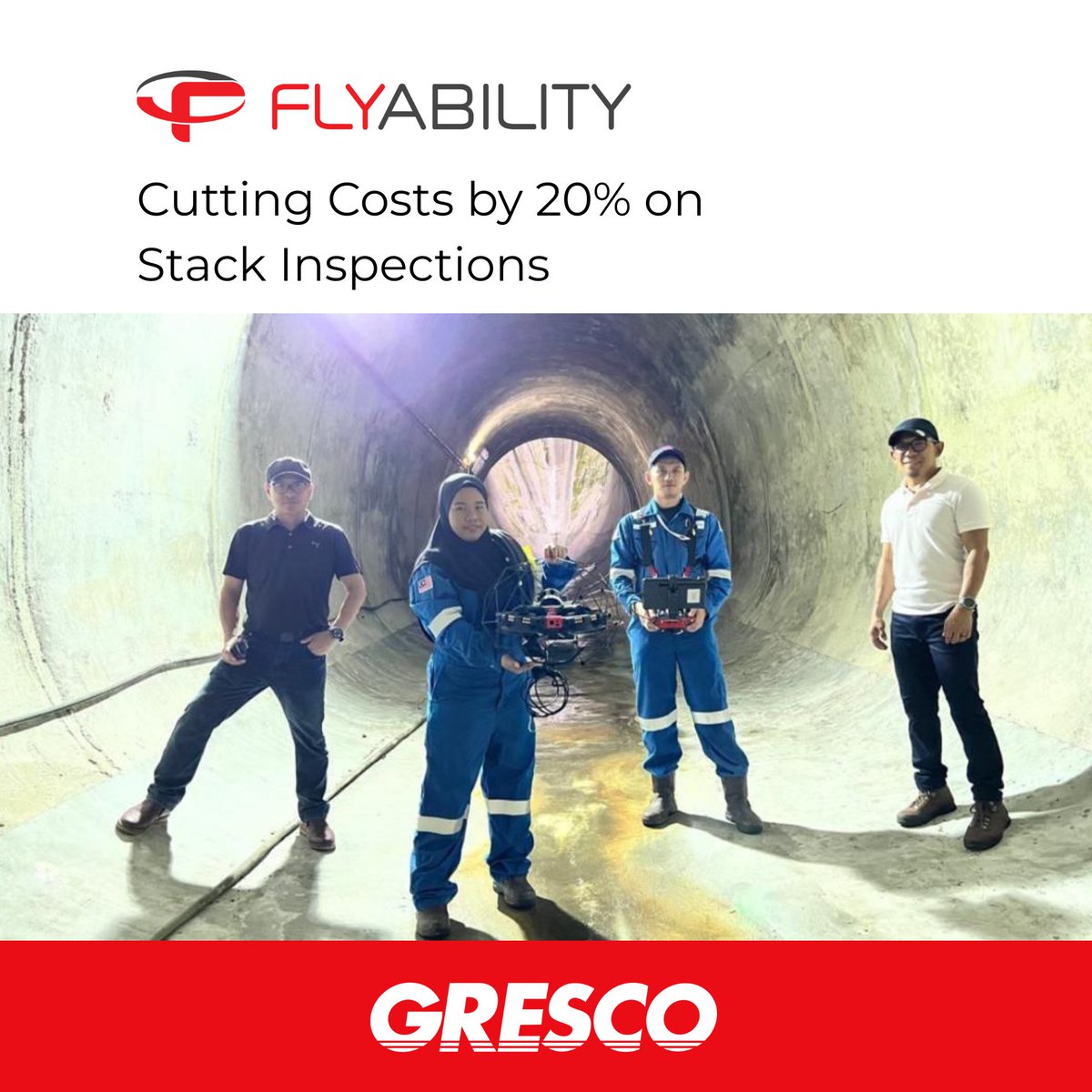 Gresco UAS (@grescouas) on Twitter photo Saving time, money & risk—ground up.
#Flyability Elios 3 helped inspect a 200m stack with no scaffolding or rope access.
✅ 20% cost savings
✅ Faster turnaround
✅ Safer for crews
Learn more: grescouas.com/s/content/0c38…
📩 UAS@gresco.com | 📞 478-315-0812 Saving time, money & risk—ground up.
#Flyability Elios 3 helped inspect a 200m stack with no scaffolding or rope access.
✅ 20% cost savings
✅ Faster turnaround
✅ Safer for crews
Learn more: grescouas.com/s/content/0c38…
📩 UAS@gresco.com | 📞 478-315-0812