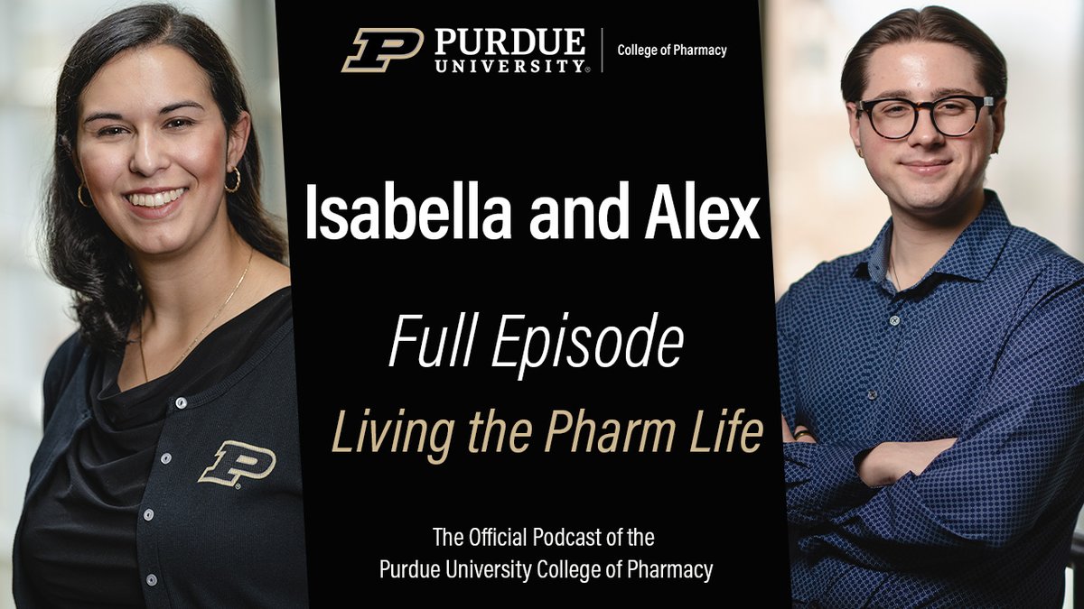 As Isabella Tobin wraps up her time as host of “Living the Pharm Life” and steps into pharmacy rotations, we say a heartfelt THANK YOU! 
Taking the mic: Alex McQuade, a third-year PharmD student bringing fresh enthusiasm and big curiosity! loom.ly/7jOfS_A