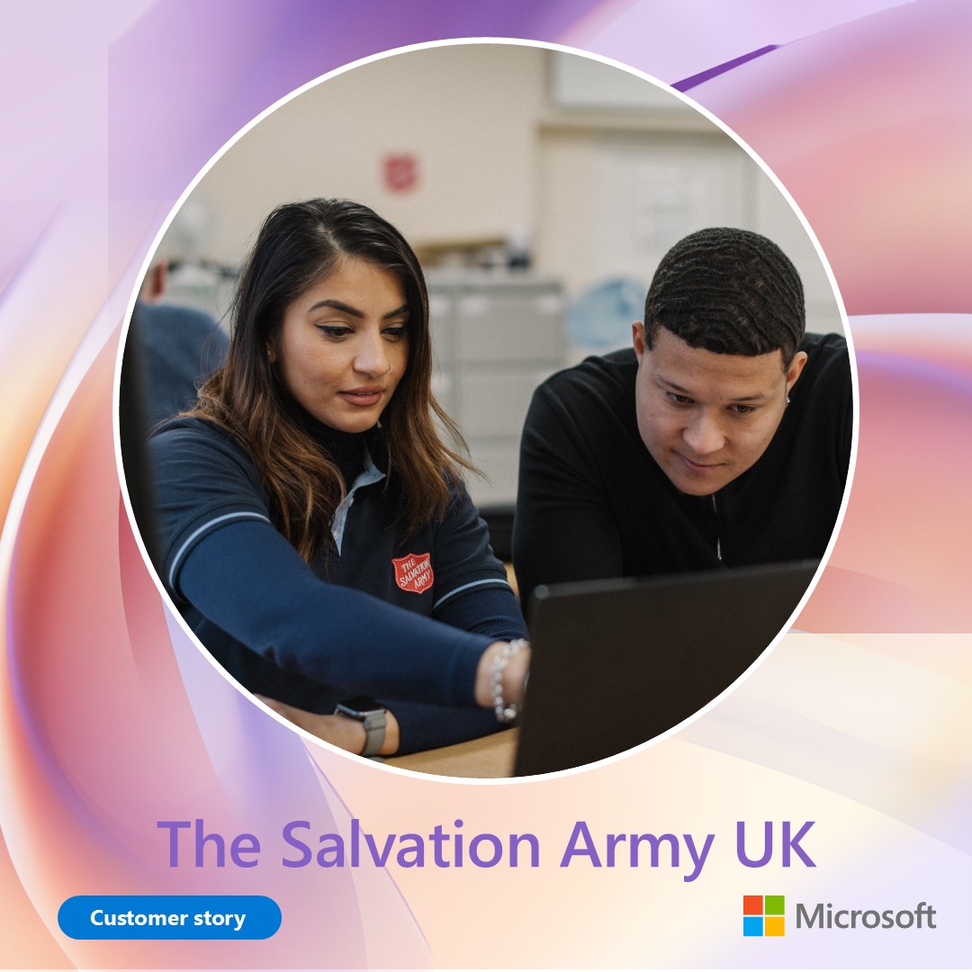 How The Salvation Army UK is using AI to serve communities with compassion

From housing and food assistance to modern slavery helplines, The Salvation Army UK supports hundreds of thousands every year. But managing information across more than 650 locations was slowing teams