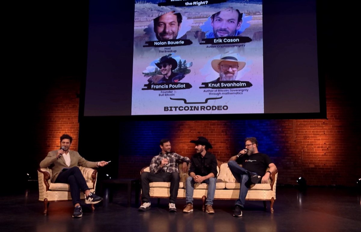 Katie Webster (@itskatiewebster) on Twitter photo One of the bittersweet parts of being a speaker / facilitator / vendor at events like <a href="/BTCSatMarket/">Bitcoin Sat Market</a> and <a href="/TheBitcoinRodeo/">Bitcoin Rodeo '25 🥩</a> is that you inevitably miss out on some of the live panel discussions.
Watching the replays from Day 1, I’m struck by the shared level of technical knowledge, One of the bittersweet parts of being a speaker / facilitator / vendor at events like <a href="/BTCSatMarket/">Bitcoin Sat Market</a> and <a href="/TheBitcoinRodeo/">Bitcoin Rodeo '25 🥩</a> is that you inevitably miss out on some of the live panel discussions.
Watching the replays from Day 1, I’m struck by the shared level of technical knowledge,