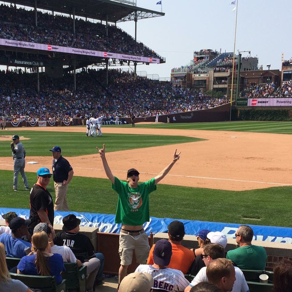 evansinco's tweet photo. 10th anniversary of my first visit to Chicago, Cubs game then n1 of #FareTheeWell #GD50 🤘❤️🔥 https://t.co/dyqRgMkyVJ