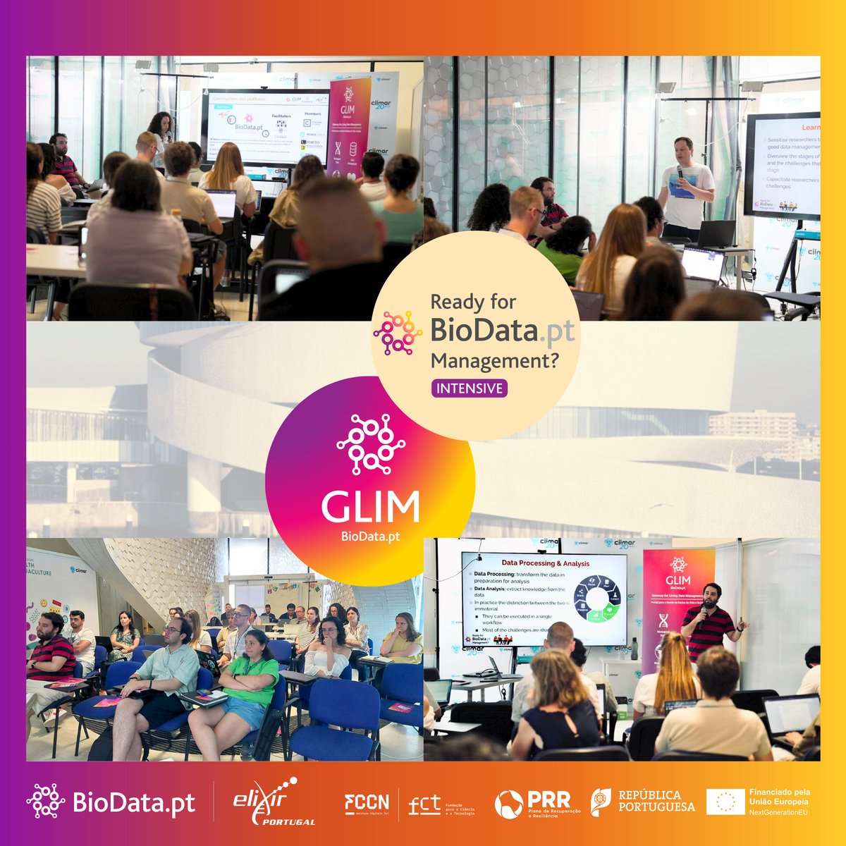BioData.pt (@biodatapt) on Twitter photo ๐ Day 1 of the Ready for BioData Management: Intensive Course wrapped up today at #CIIMAR!
Hands-on sessions on #RDM, data documentation, sharing & reuse โ all in the vibrant setting of Matosinhos.
๐ฌ Thanks to all who joined!
Powered by #GLIM_BioData <a href="/BioDataPT/">BioData.pt</a> ๐ Day 1 of the Ready for BioData Management: Intensive Course wrapped up today at #CIIMAR!
Hands-on sessions on #RDM, data documentation, sharing & reuse โ all in the vibrant setting of Matosinhos.
๐ฌ Thanks to all who joined!
Powered by #GLIM_BioData <a href="/BioDataPT/">BioData.pt</a>