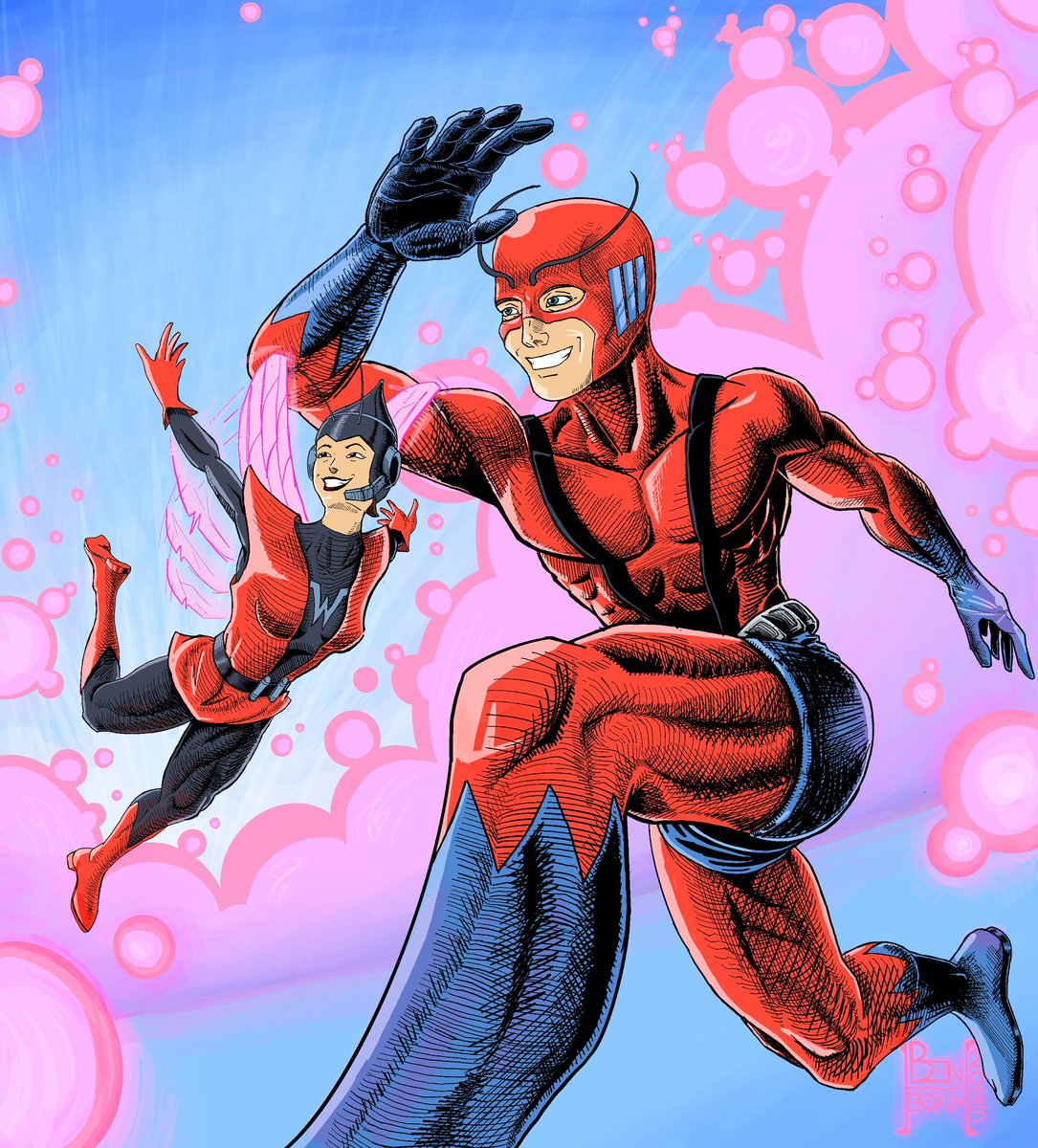 Finished the Giant-Man and Wasp piece!

#marvel #digitalart #superheroes #antman #thewasp #ComicArt #fanart