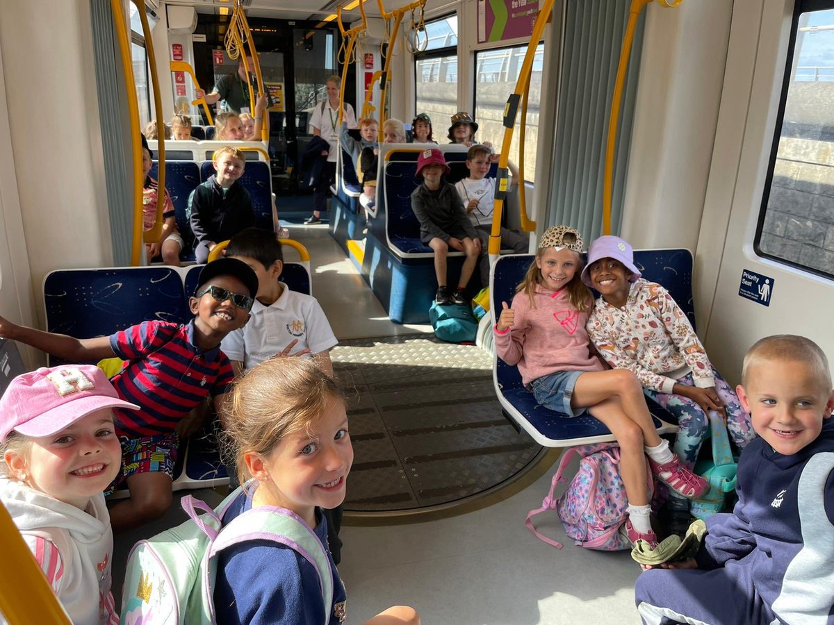 Class 2 went on an adventure today…for some of them, it was their first tram ride!
