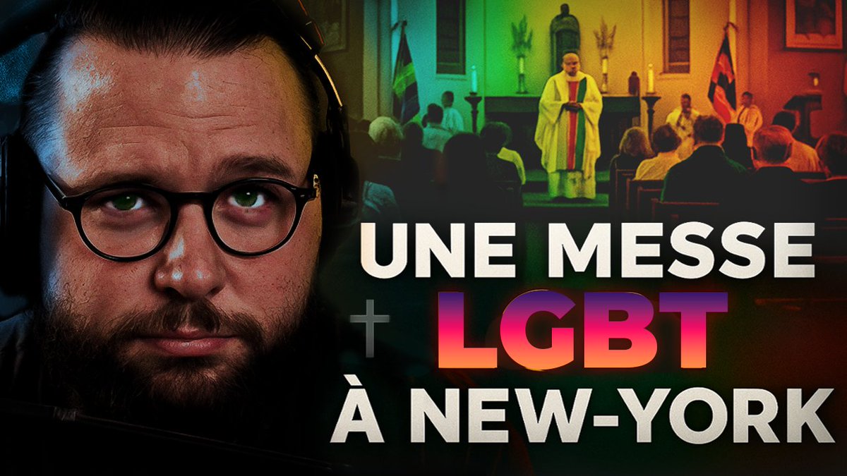 🚨 Une MESSE LGBT dans une église CATHOLIQUE à New York ! Une "liturgie" de la honte : drapeaux arc-en-ciel, prêche d’un militant transgenre...

📽️  youtu.be/mnziIYKBhH4

#ÉgliseCatholique #LGBT #Sacrilège #TradCath #Apostasie #NewYork #Messe
