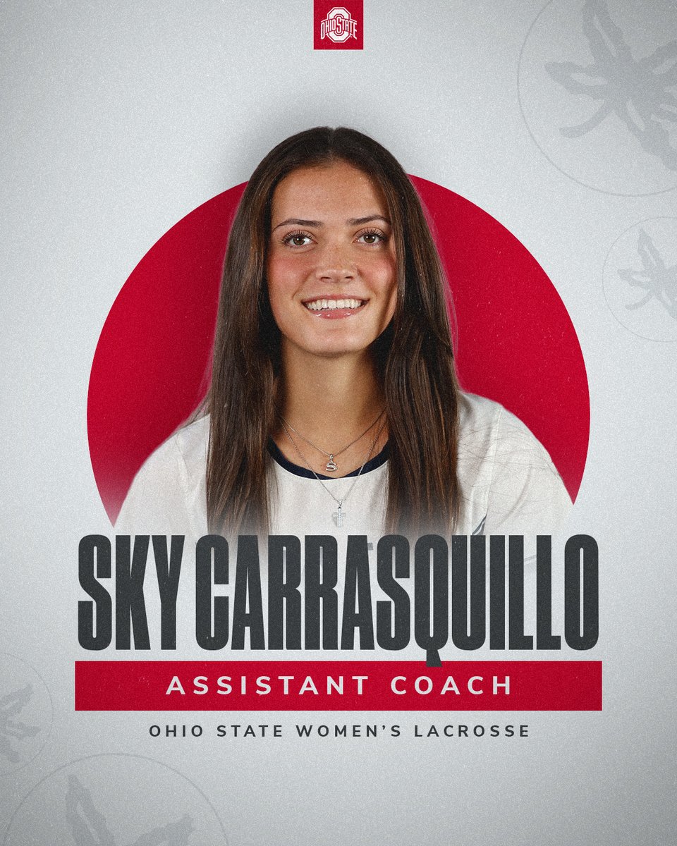 OhioStateWLAX's tweet image. We are thrilled to welcome Sky Carrasquillo to the Buckeye family as an assistant coach🤝
📰 bit.ly/46pJbaw
#GoBucks