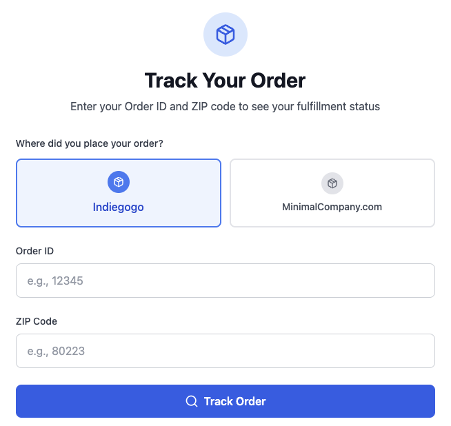 mryoukhna's tweet image. The tracking tool is now LIVE. 📦
Go here to check the status of your Minimal Phone order:
orders.minimalcompany.com