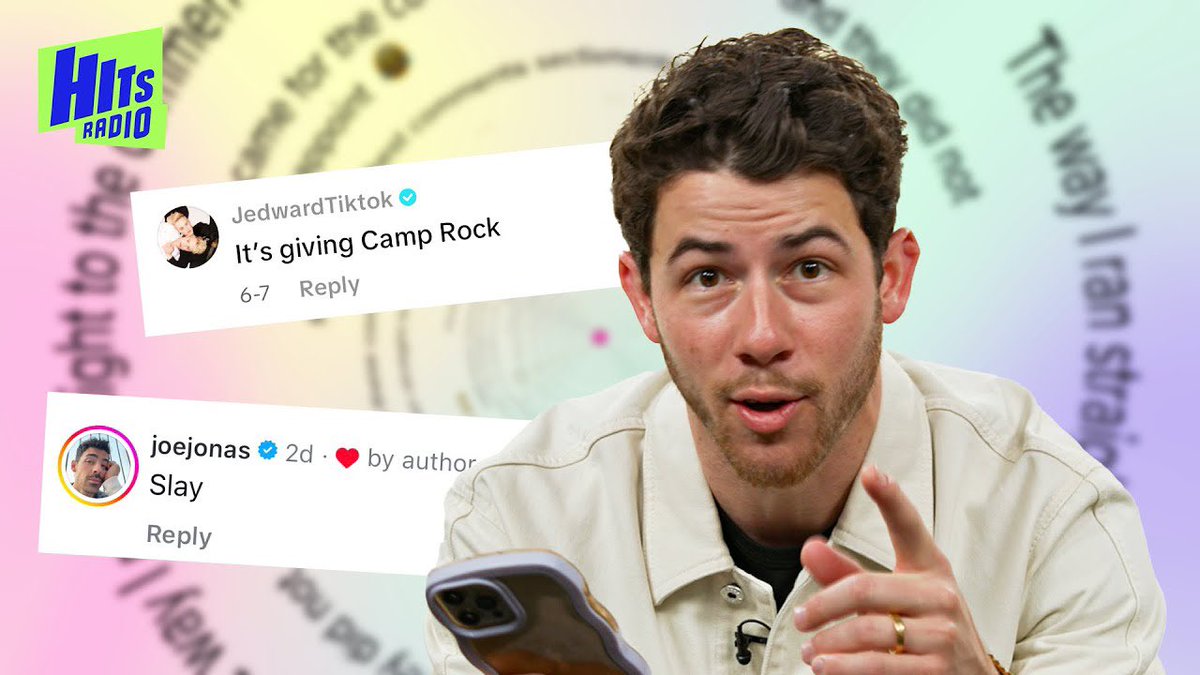 "Joe does look like Mr Bean!" | Nick
Jonas Goes Straight To The Comments | Hits Radio 🤍
- youtu.be/0GuW3-DwShs?si…