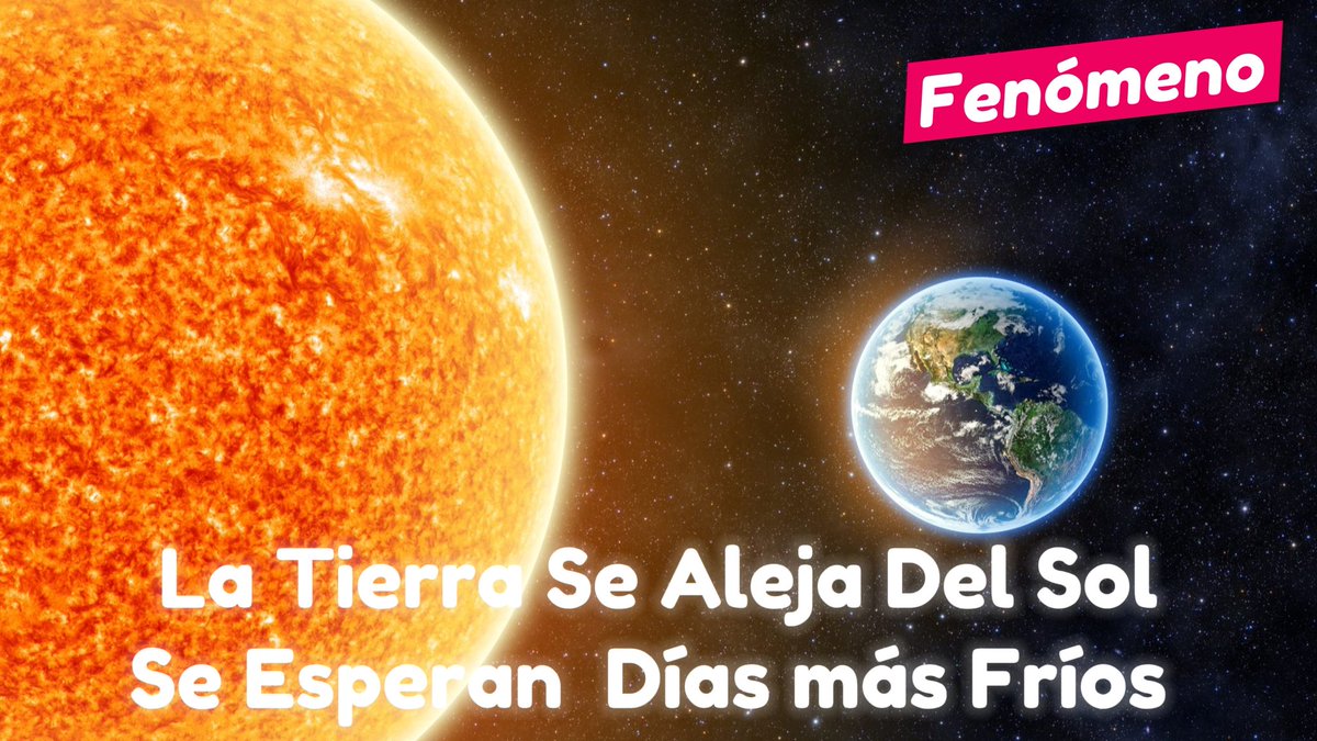 COSMONOTICIAS2's tweet photo. #OJOALDATO 
MEDIDAS PREVENTIVAS  POR FENÓMENO  AFELIO 
La Tierra ha entrado en el Afelio, el punto más lejano de su órbita alrededor del Sol, alcanzando una distancia de 152 millones de kilómetros, unos 2 millones más que el promedio habitual.
 #ViralFacebook #viralpost2025シ https://t.co/22UTPX4Mhy